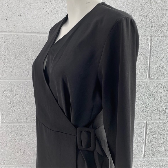 Topshop wrap dress Little Black Dress - Picture 4 of 7